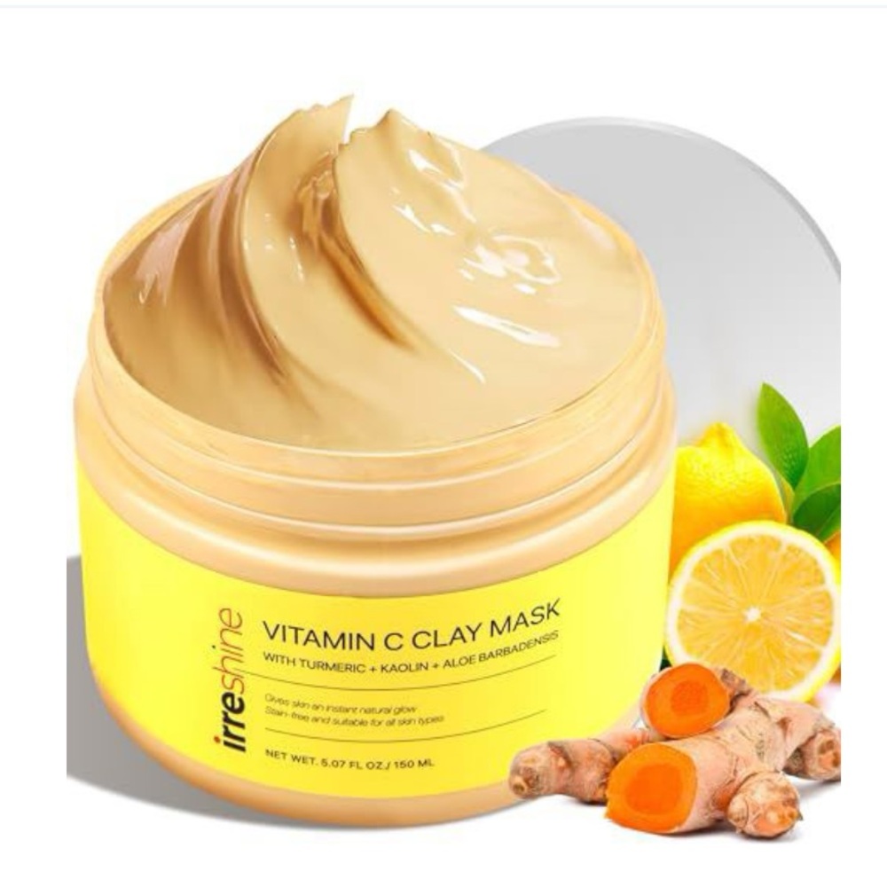 irreshine Turmeric Vitamin C Clay Mask Turmeric Face Mask Vitamin C Clay Mask